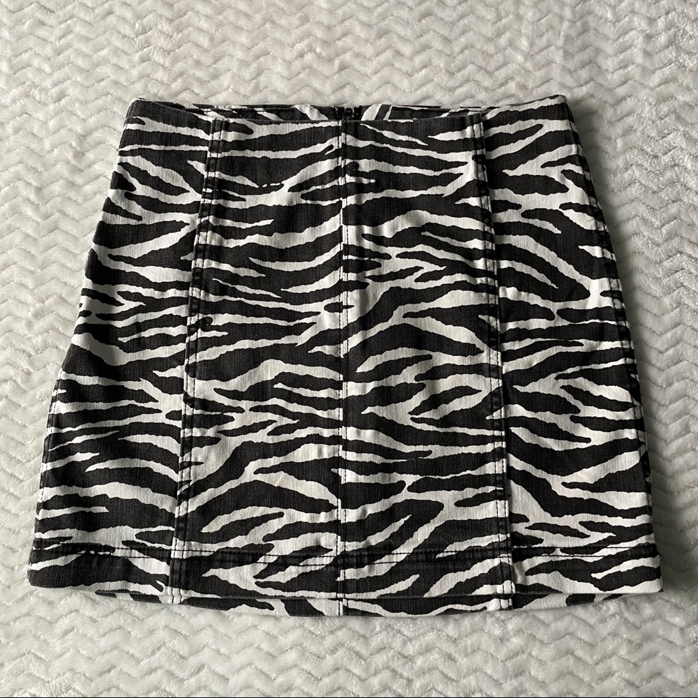 Wild Fable Zebra Print Skirt